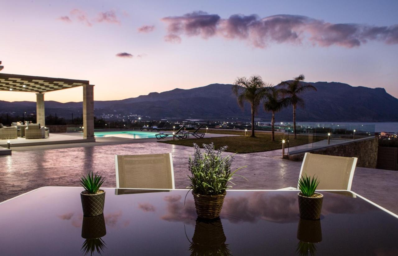 Larimar Luxury Sea View Villa Kíssamos Exterior foto