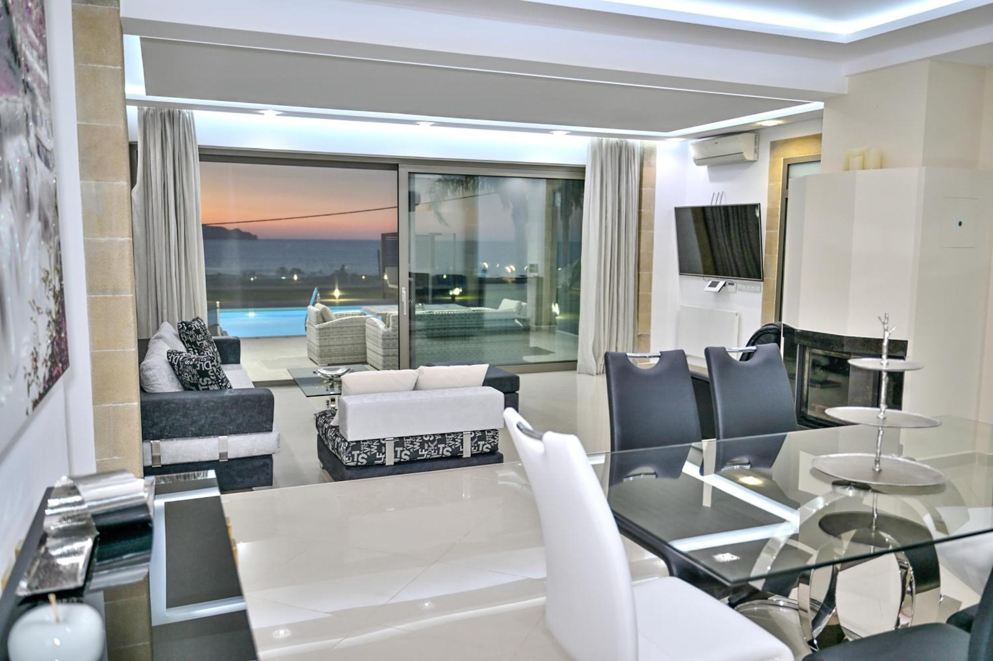 Larimar Luxury Sea View Villa Kíssamos Exterior foto